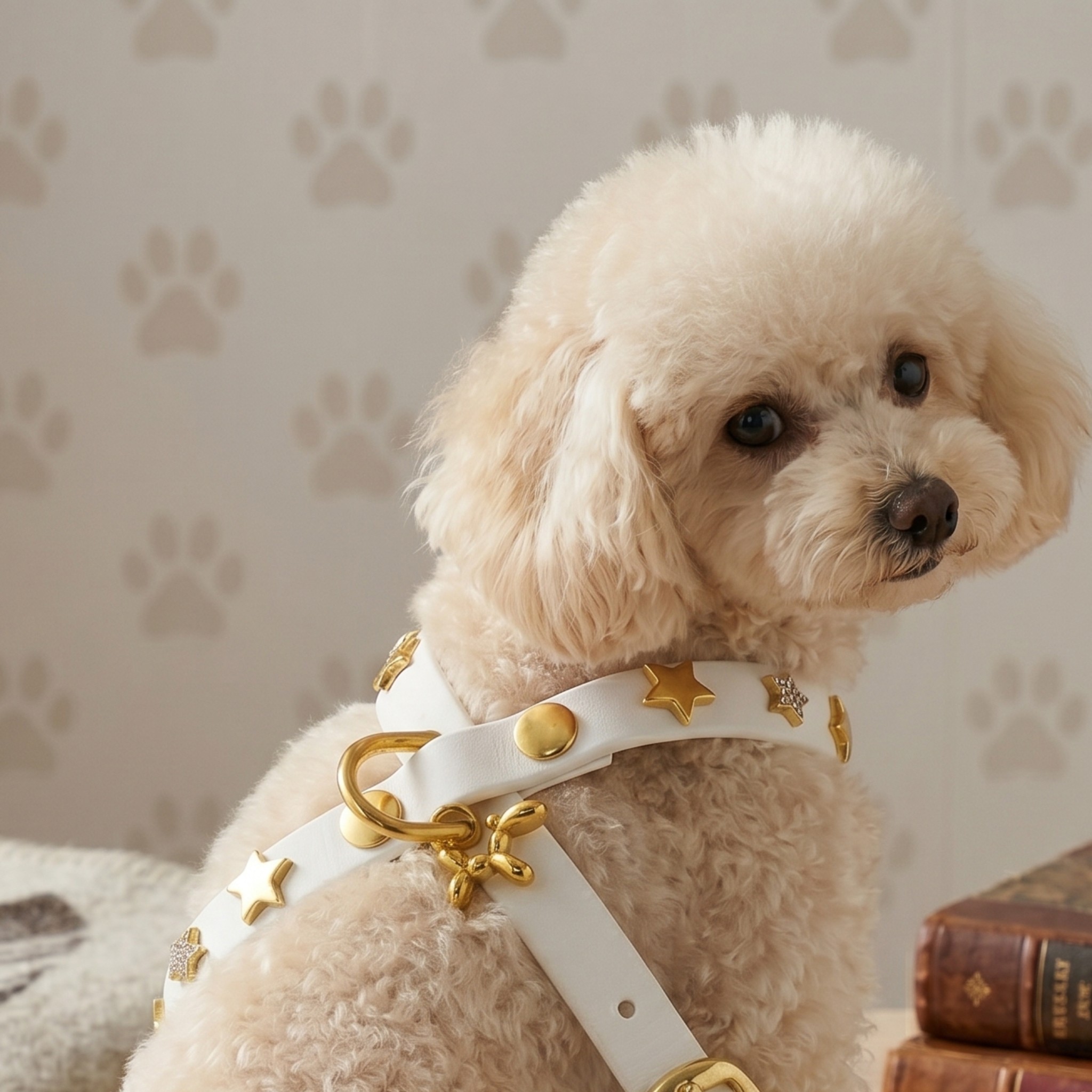 Pettorina per Cani in Biothane Light Gold
